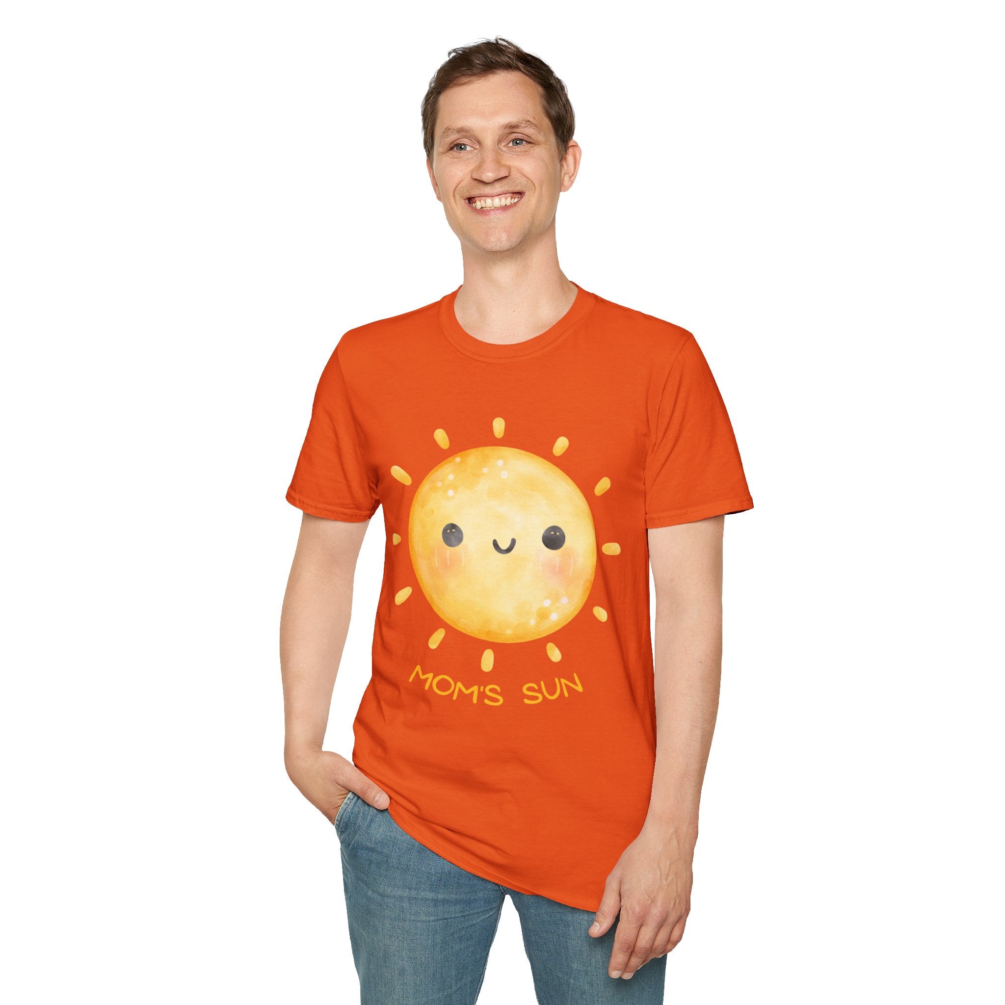 Cute 'Mom's Sun' Unisex Softstyle T-Shirt