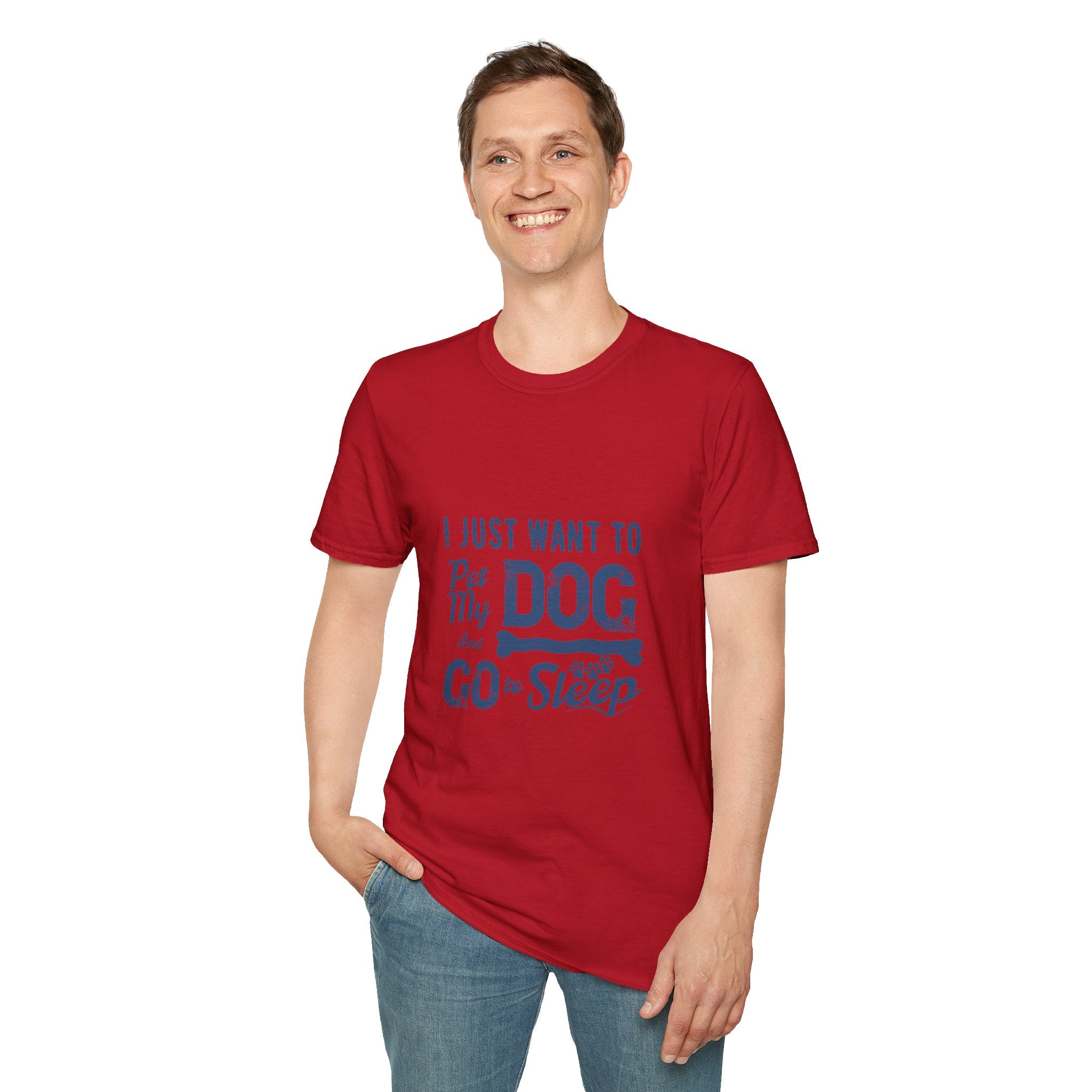 Funny Dog Lover Unisex T-Shirt, Pet Lover Gift, Cute Dog T-Shirt, Dog Mom, Dog Dad Apparel, Animal Lover Shirt