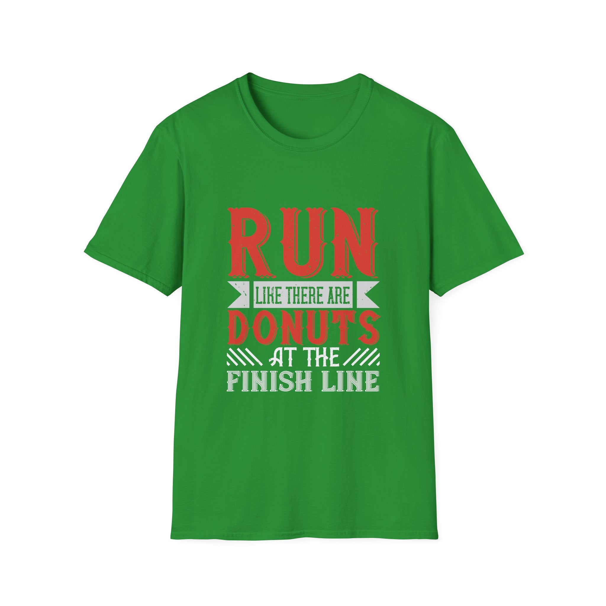 Playful Fitness T-Shirt - Perfect for Runners, Gift for Donut Lovers