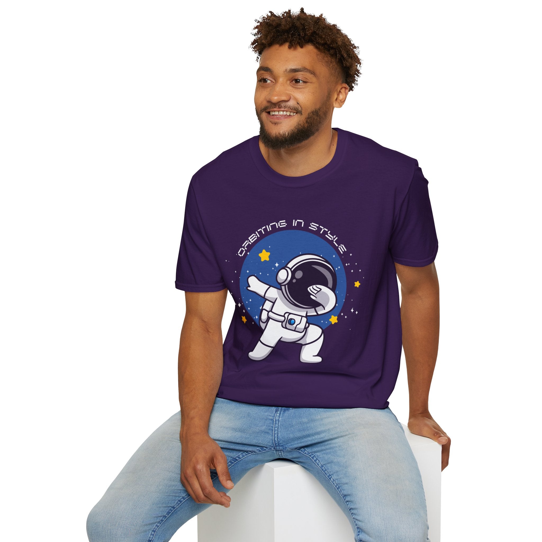 Astronaut Graphic Unisex T-Shirt, Cool Space Tee