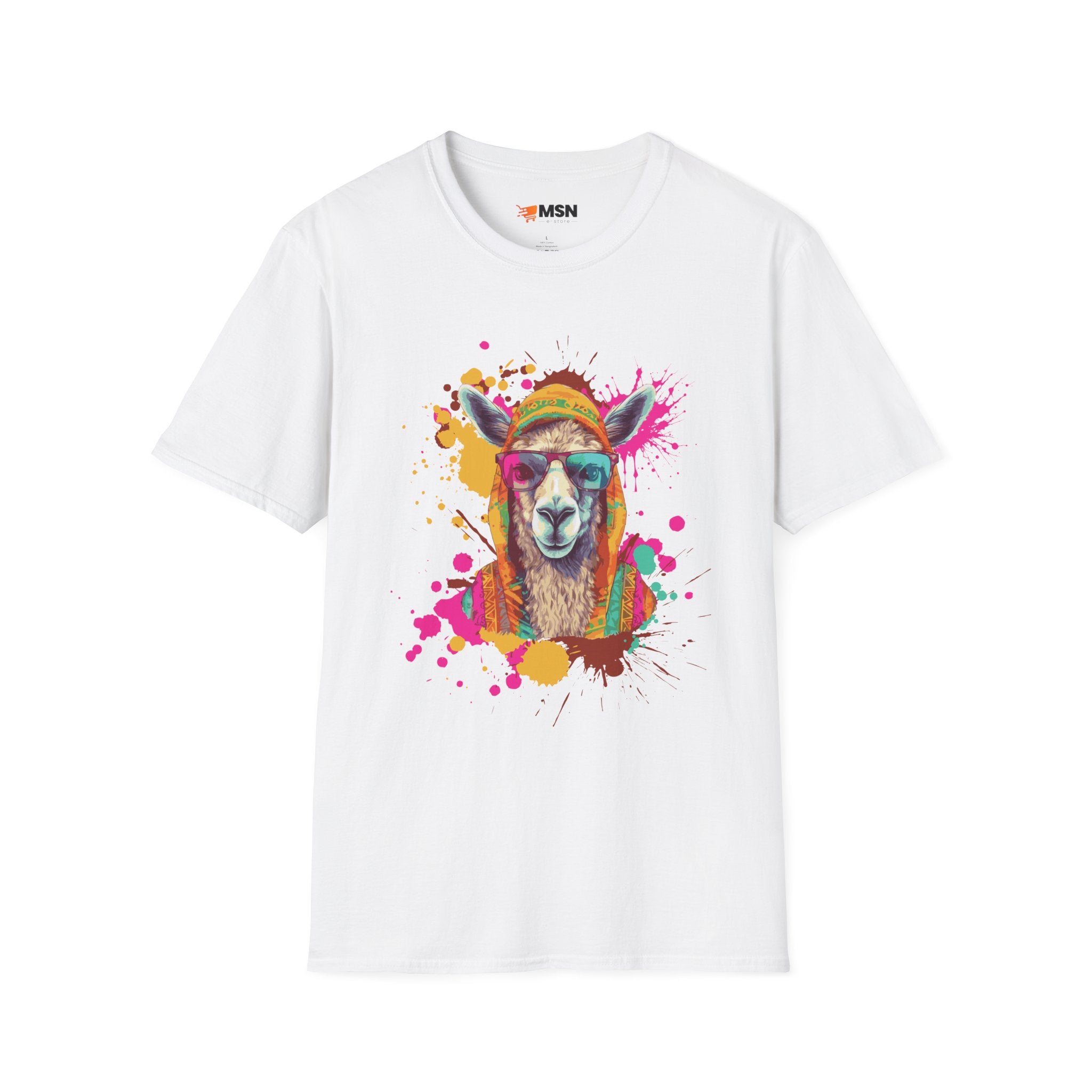 Colorful Llama T-Shirt - Fun Gift for Animal Lovers