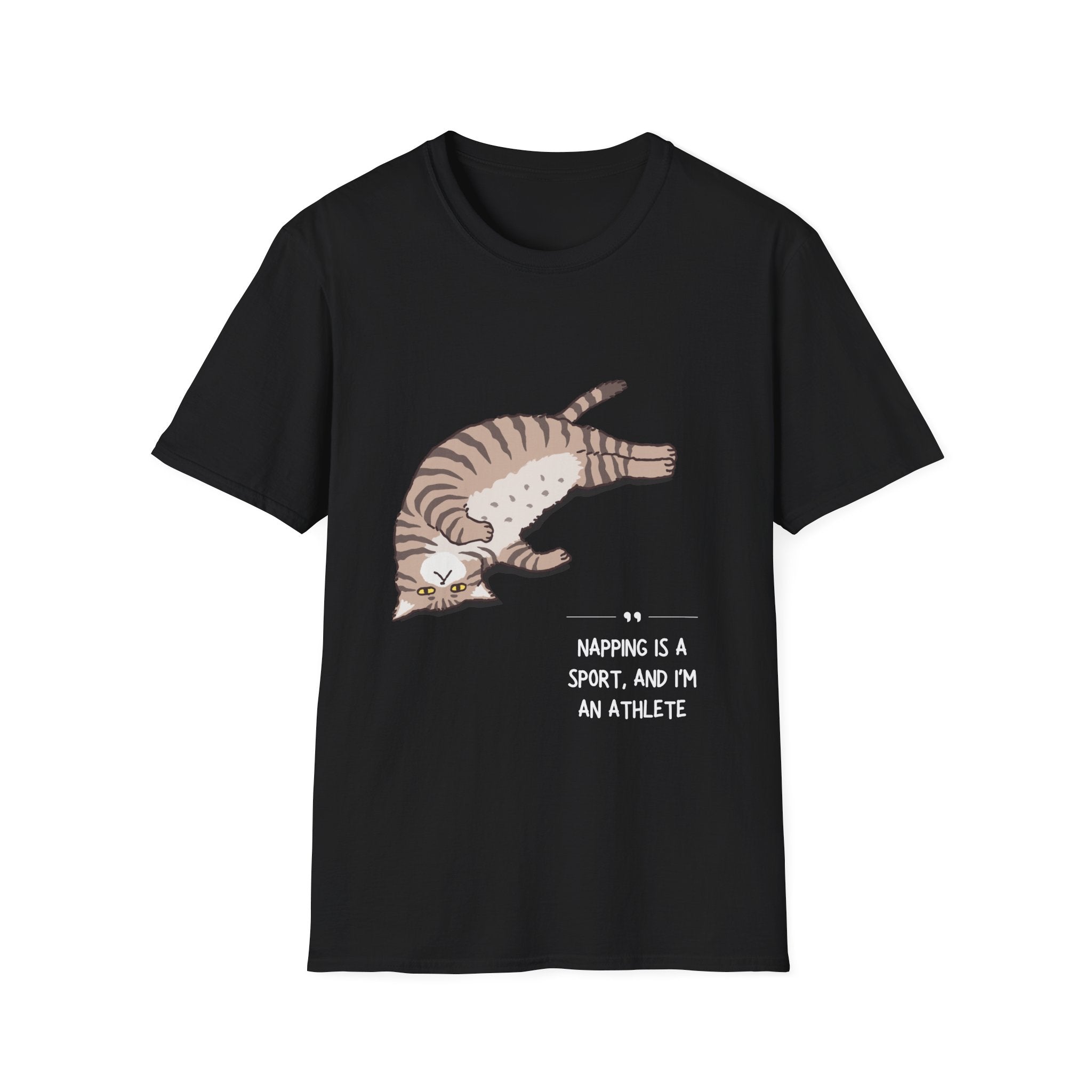 Cat Nap T-Shirt, Funny Cat Lover Gift, Unisex Tee