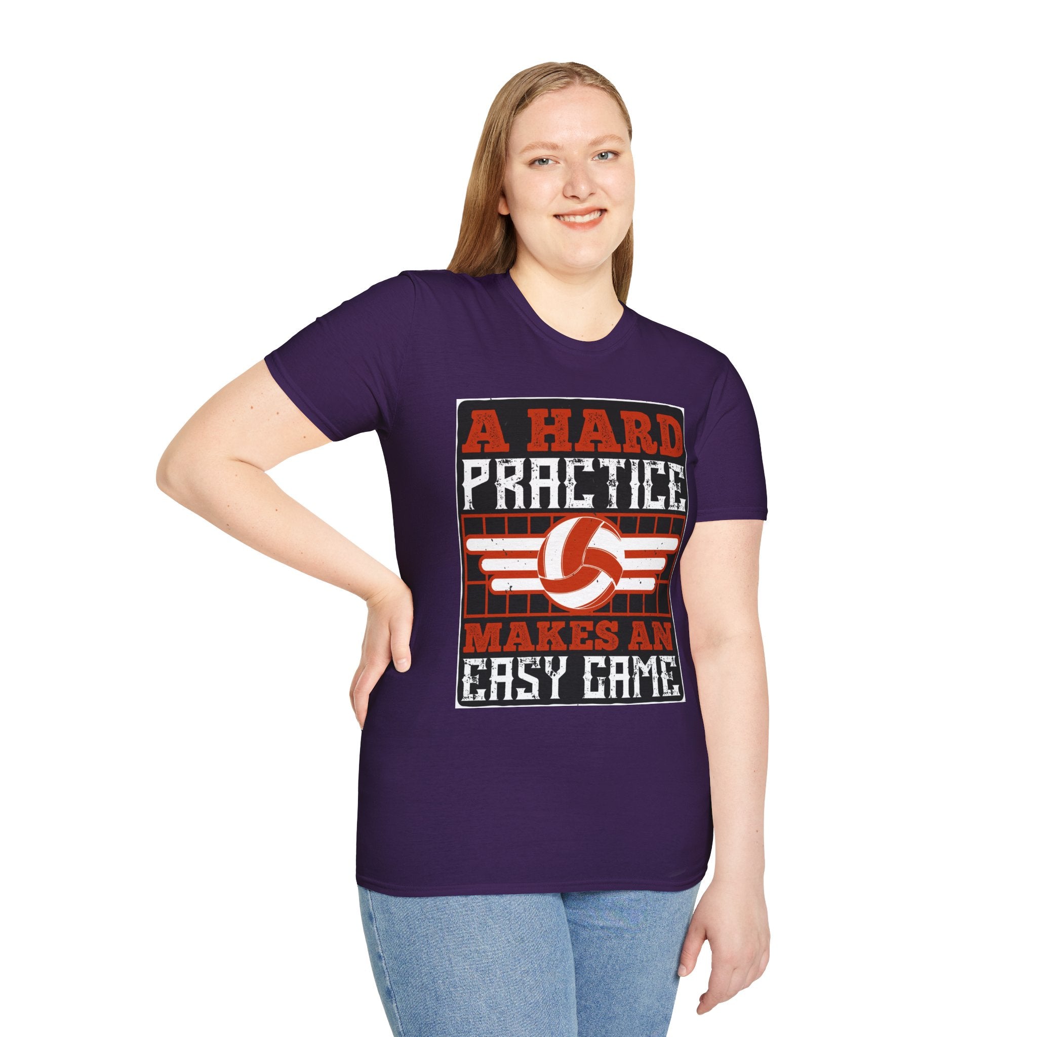 Volleyball Practice Humor Tee | Unisex Softstyle T-Shirt, Sports Shirt