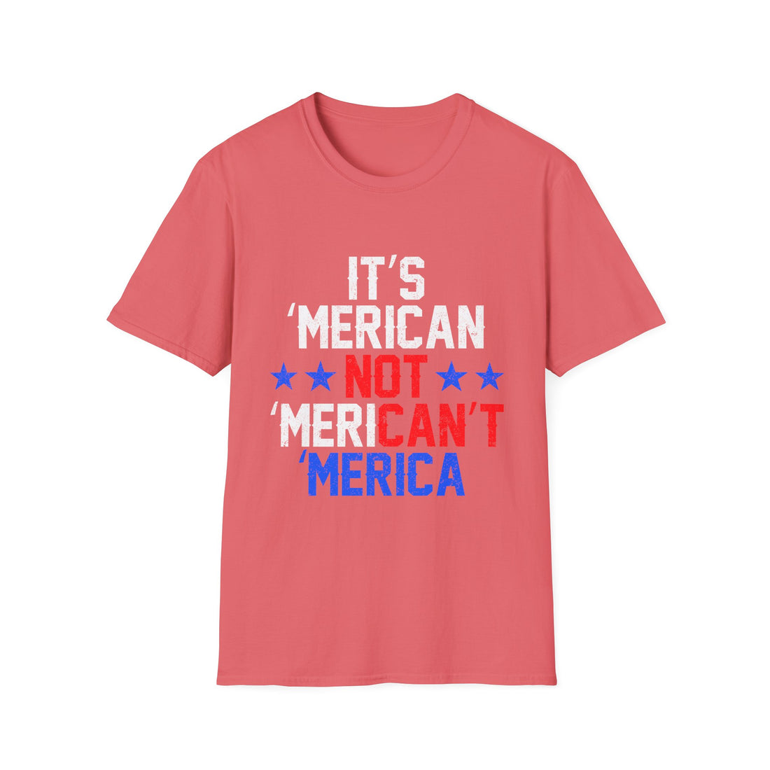 Patriotic Graphic Tee for Freedom Lovers - Unisex Softstyle T-Shirt, Casual Wear, Independence Day, Election Shirt, Gift Idea