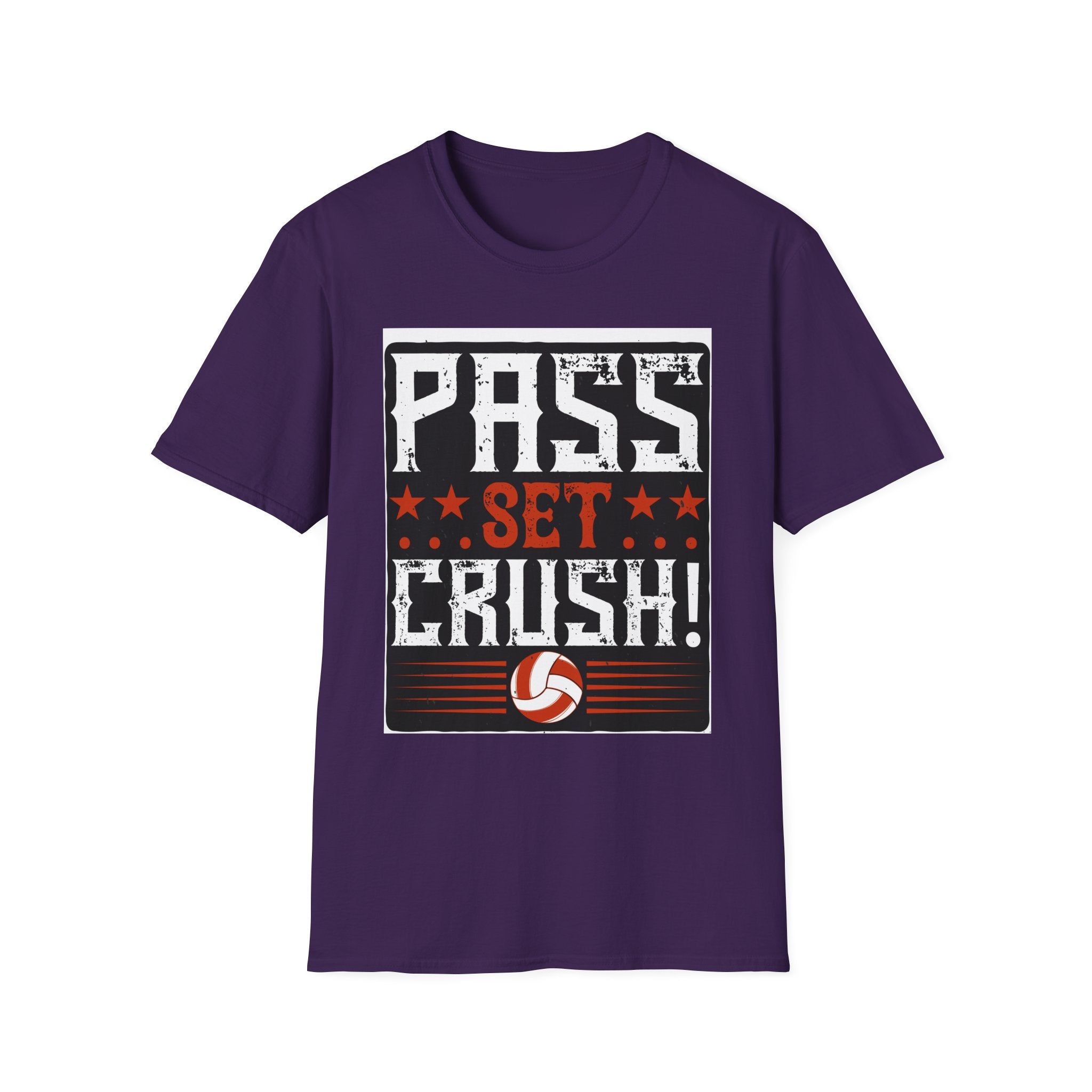 Volleyball Passion T-Shirt | Pass Set Crush! | Sports Tee