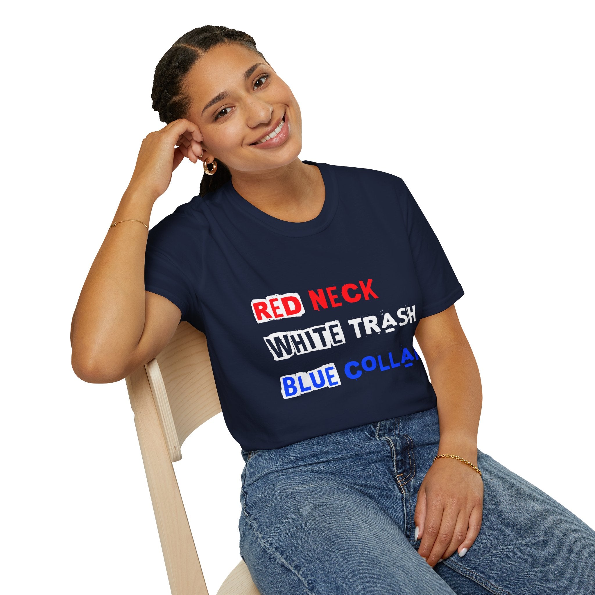 Red Neck, White Trash, Blue Collar Unisex Softstyle T-Shirt – Funny Humor Tee, Gift for Friends, Casual Wear, Summer Outfit, Patriotic [...]