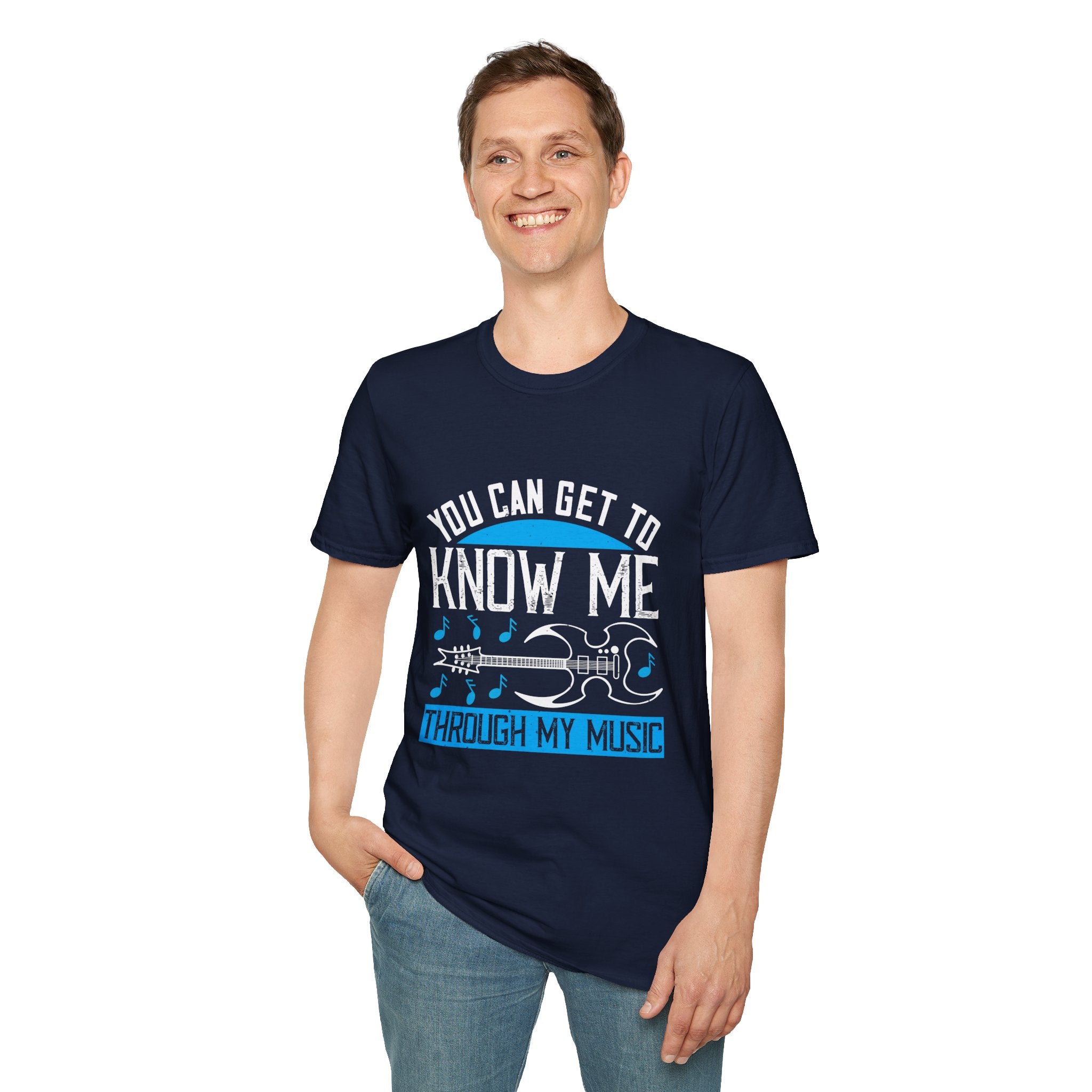 Unisex Music Quote T-Shirt, Softstyle Graphic Tee, Gift for Musicians