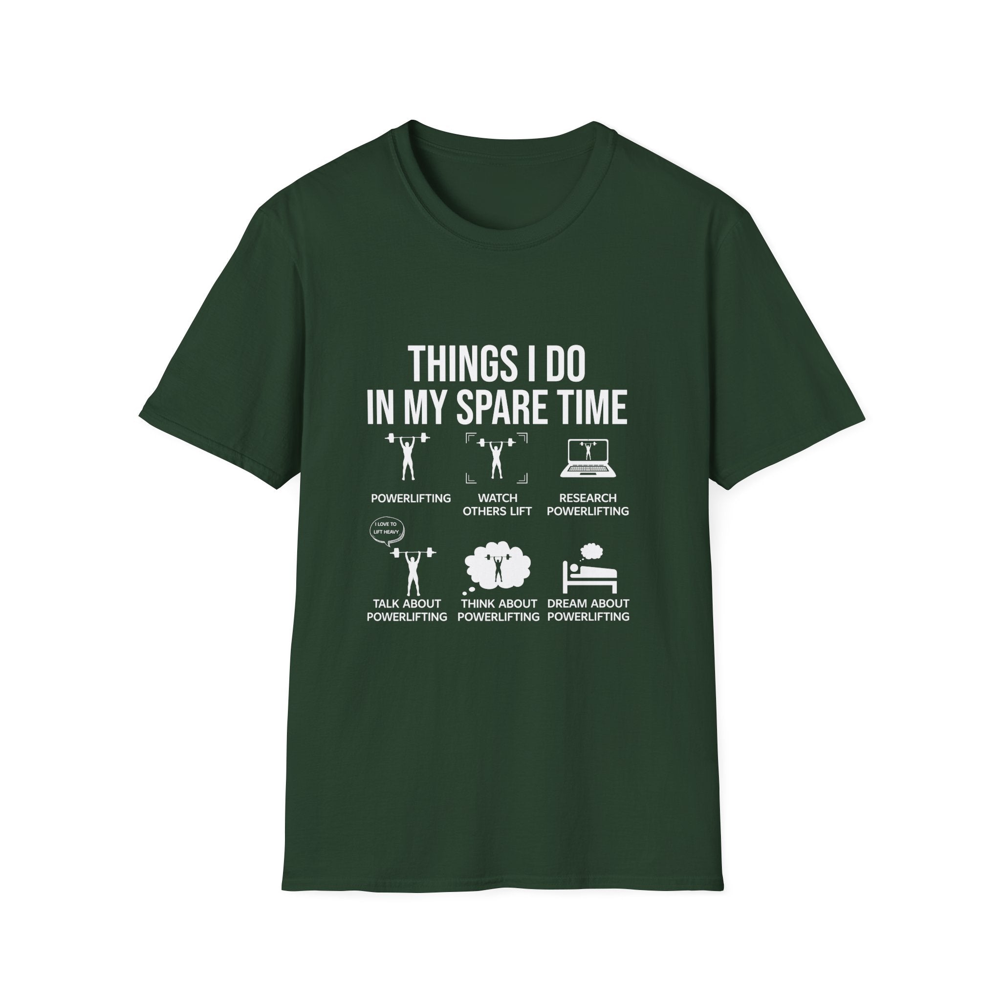 Funny Spare Time Activities T-Shirt, Leisurewear, Gift for Friends, Casual Humor Shirt, Relaxation Tee, Birthday Present