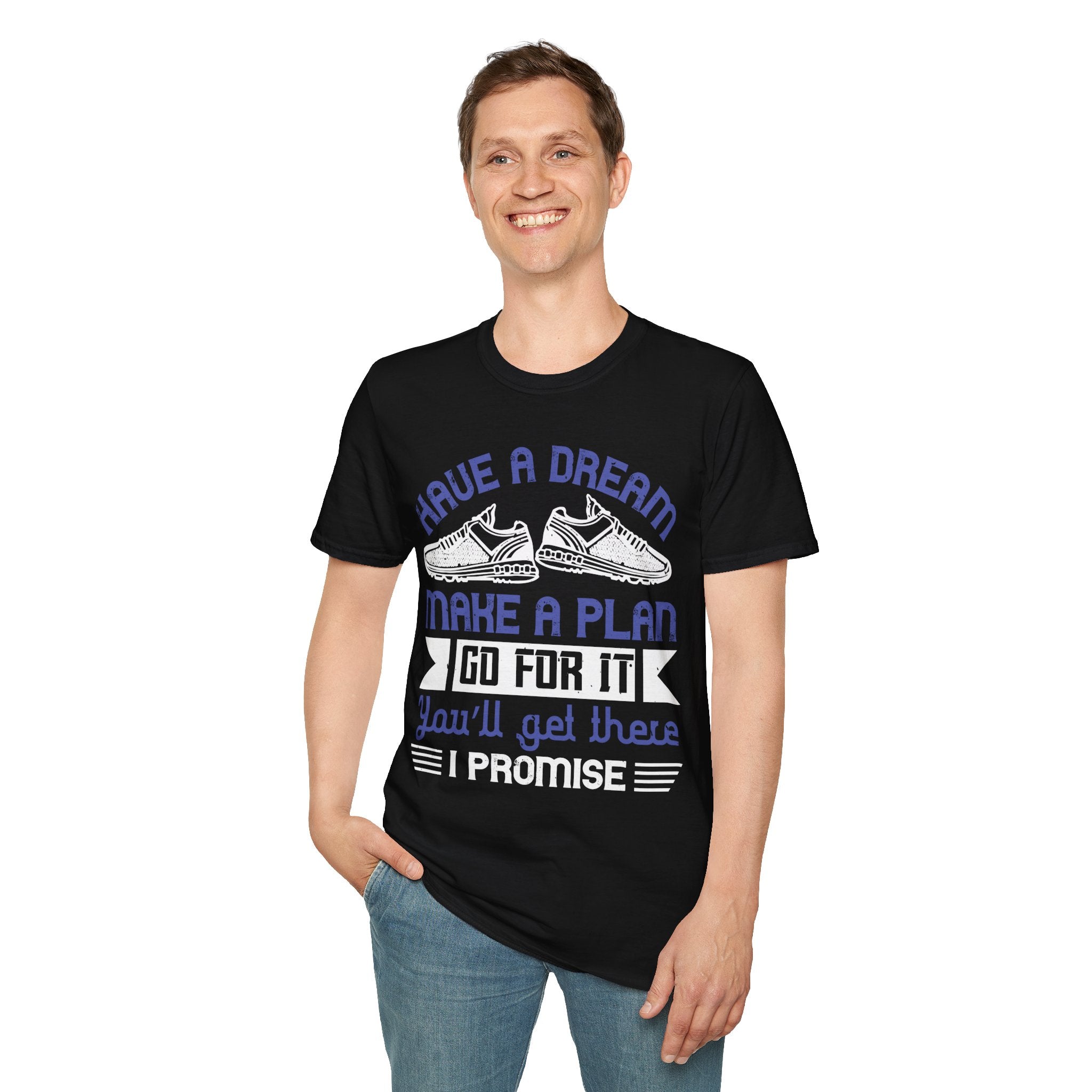 Inspirational Graphic T-Shirt with Motivational Quote, Dream Big
