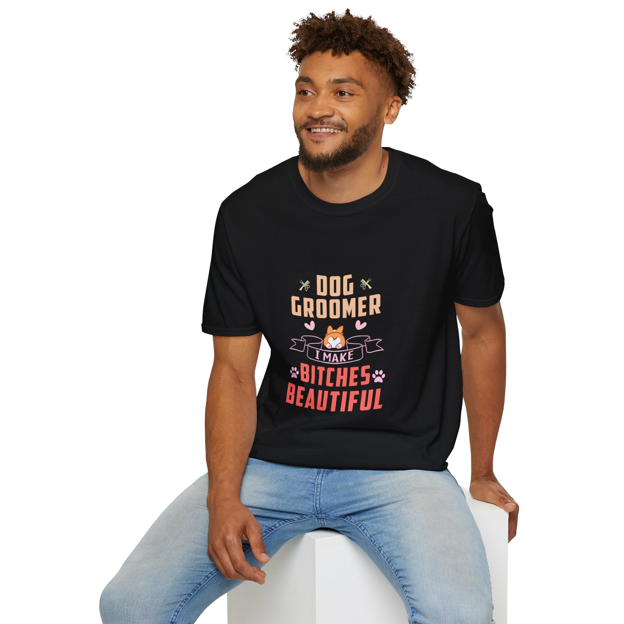 Dog Groomer Unisex T-Shirt, Funny Pet Owner Gift, Cute Animal Lover Tee, Dog Lover Apparel, Groomer Appreciation Gift