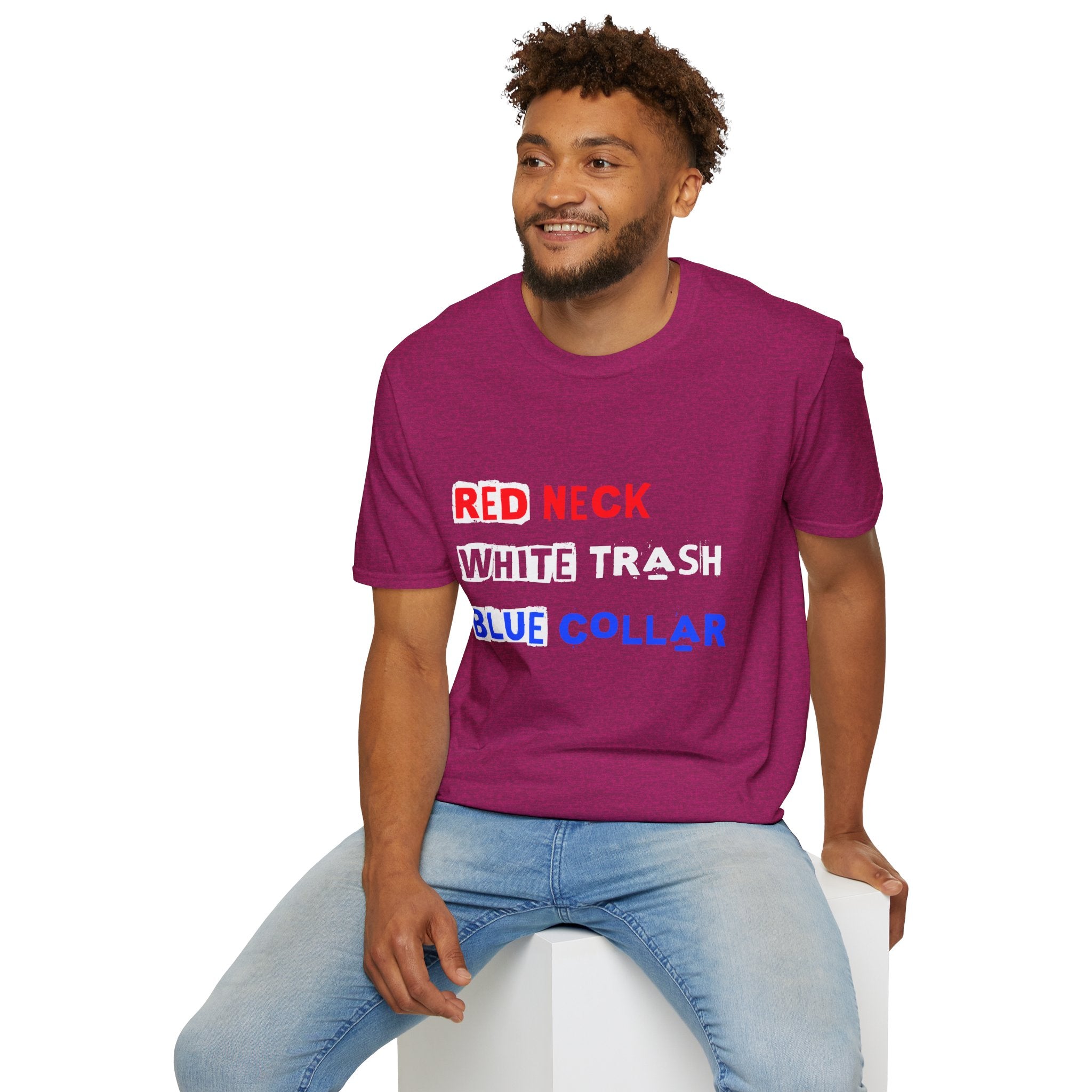 Red Neck, White Trash, Blue Collar Unisex Softstyle T-Shirt – Funny Humor Tee, Gift for Friends, Casual Wear, Summer Outfit, Patriotic [...]