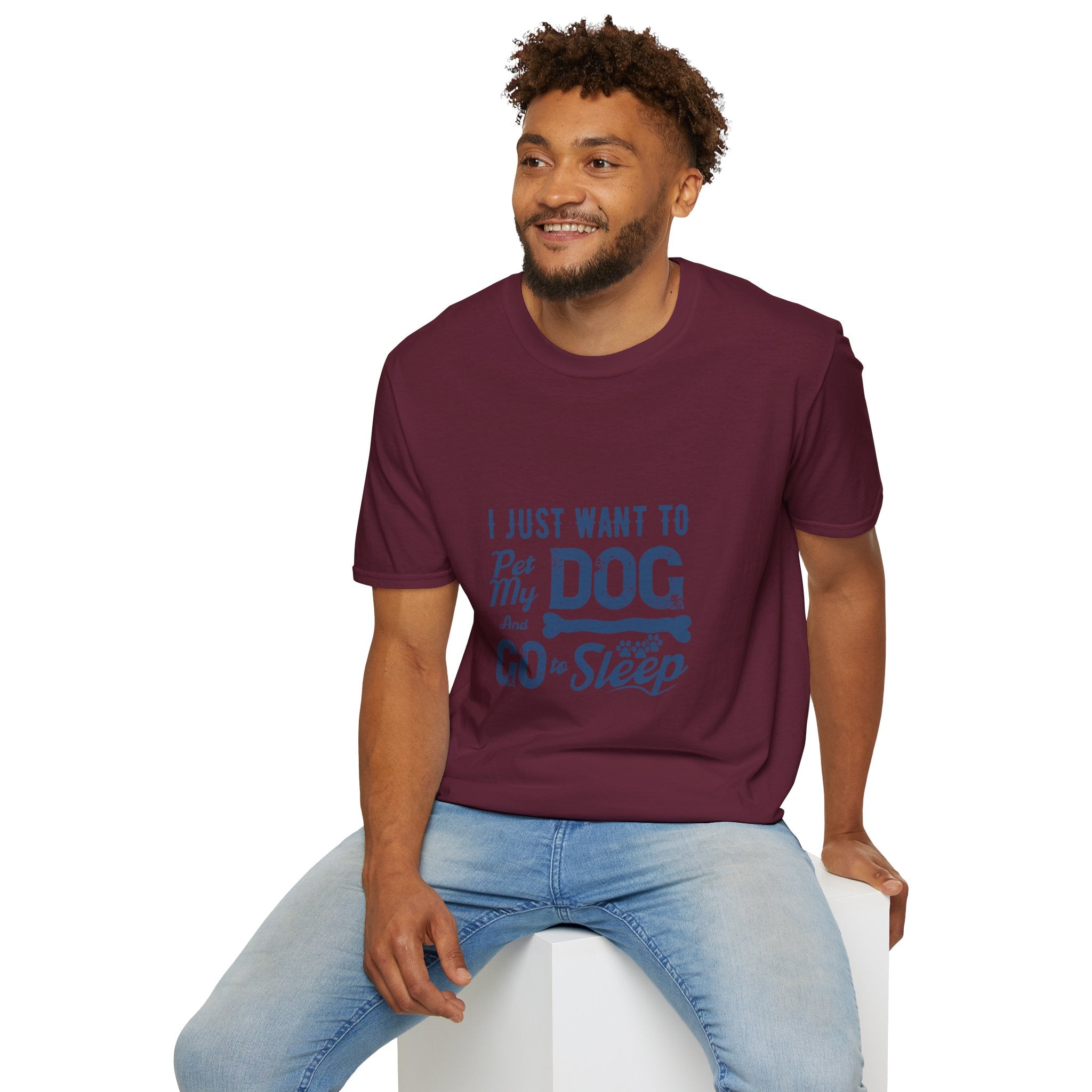 Funny Dog Lover Unisex T-Shirt, Pet Lover Gift, Cute Dog T-Shirt, Dog Mom, Dog Dad Apparel, Animal Lover Shirt