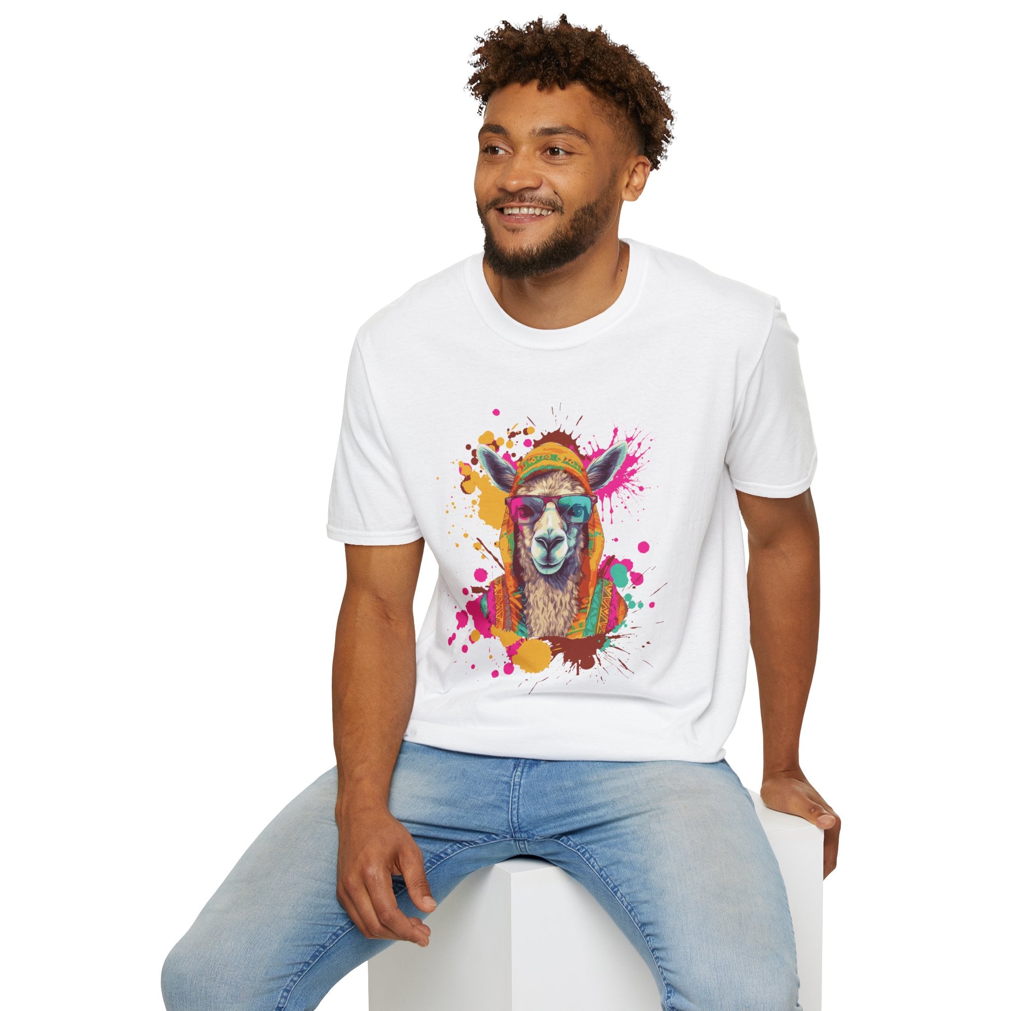 Colorful Llama T-Shirt - Fun Gift for Animal Lovers