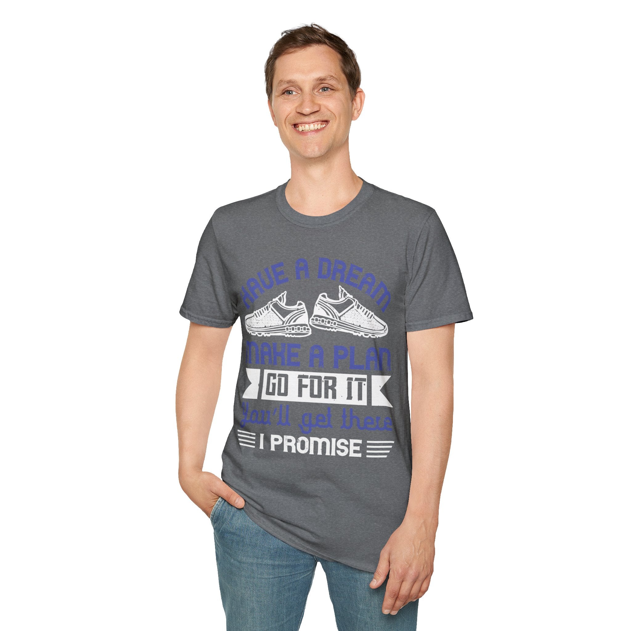 Inspirational Graphic T-Shirt with Motivational Quote, Dream Big
