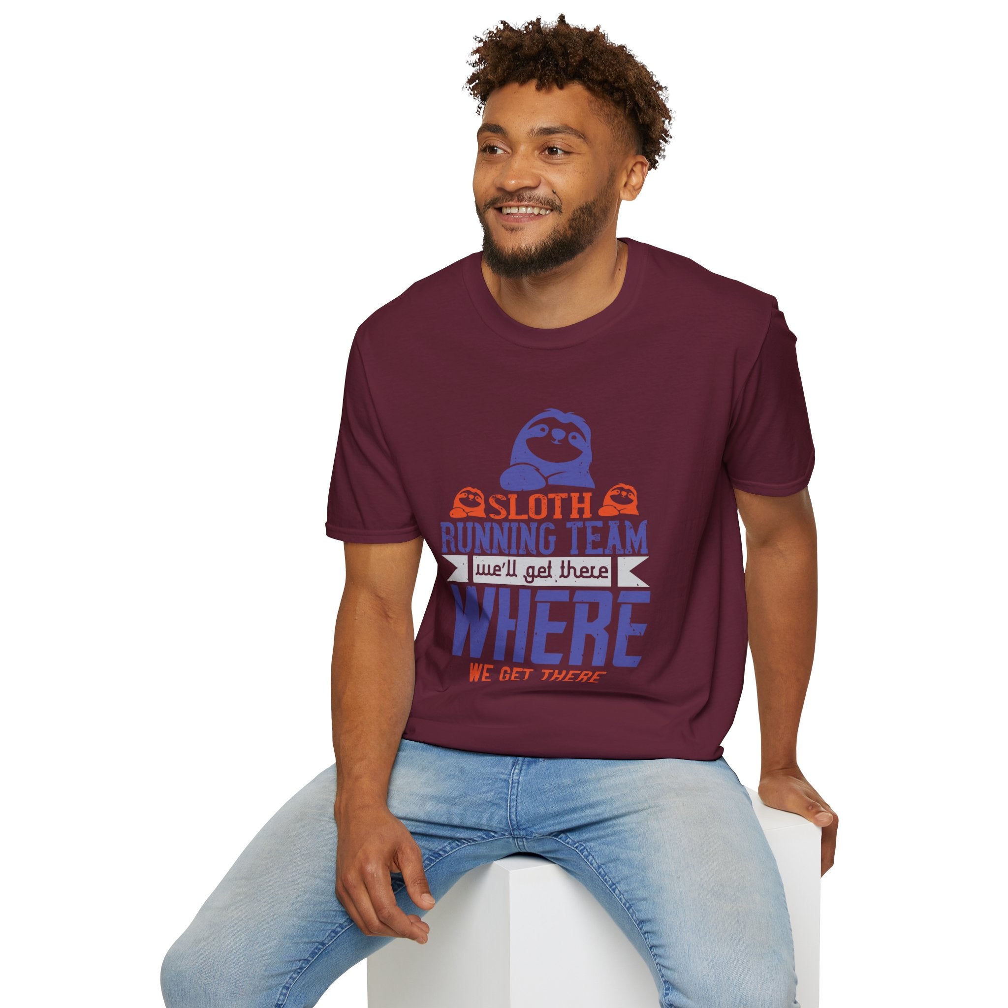 Sloth Running Team T-Shirt, Funny Running Shirt