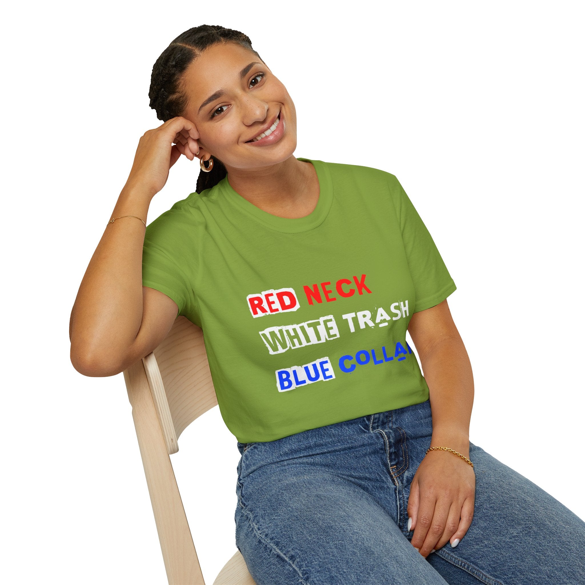 Red Neck, White Trash, Blue Collar Unisex Softstyle T-Shirt – Funny Humor Tee, Gift for Friends, Casual Wear, Summer Outfit, Patriotic [...]