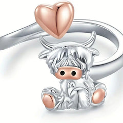 Animal Open Heart Ring Girl Christmas Gift Advibe Studio