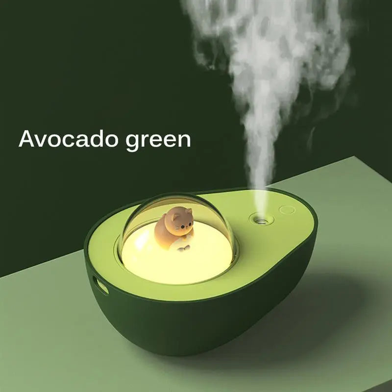 Avocado Mini Spray Humidifier USB Charging Night Light Portable Mist Sprayer For Home Car Advibe Studio