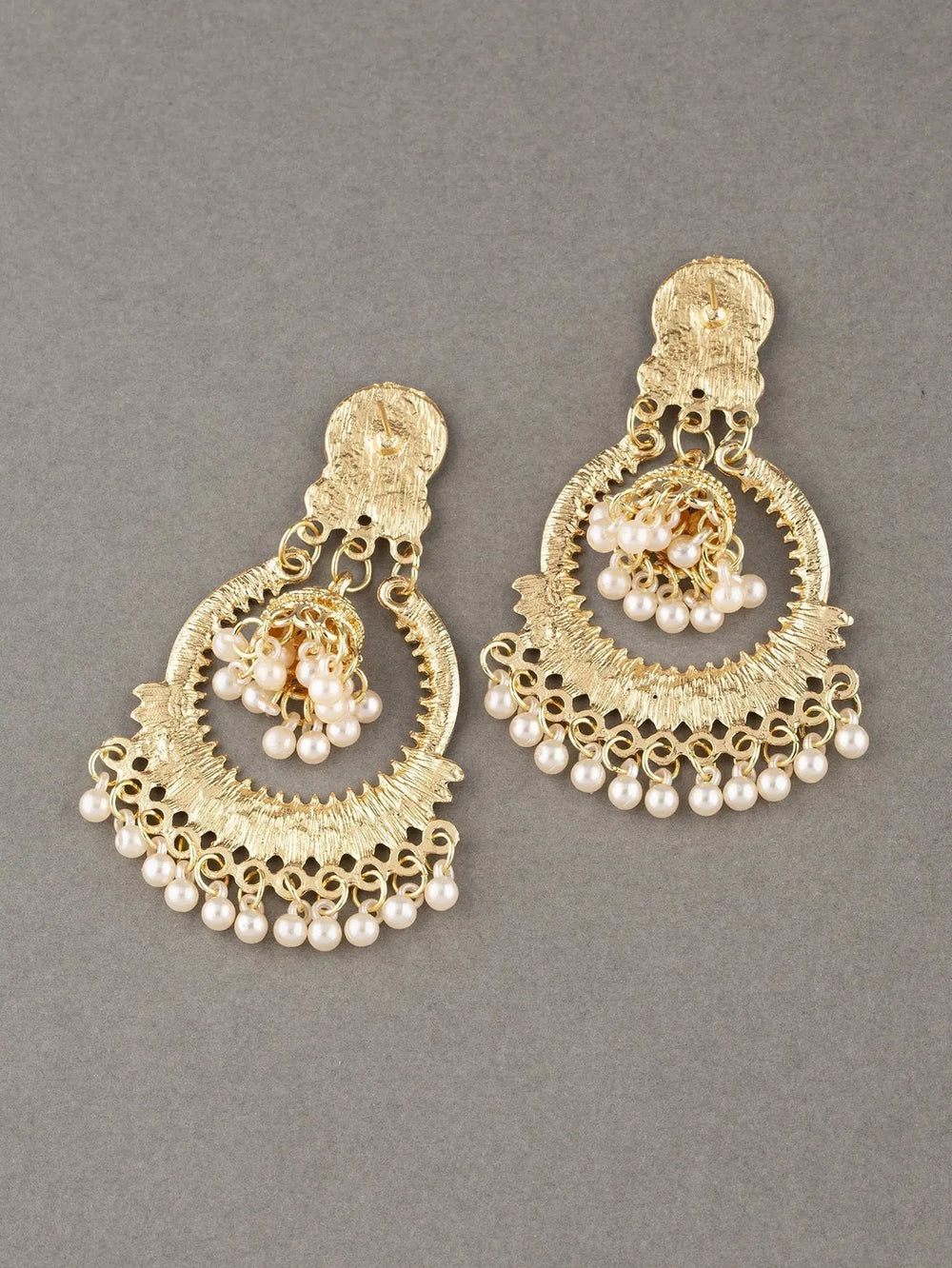 Bohemian Retro Ethnic Style Alloy Little Bell Shape Pendant Tassel Earrings Advibe Studio