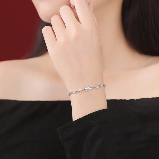 Butterfly Diamond Woven Bracelet Simple Advibe Studio