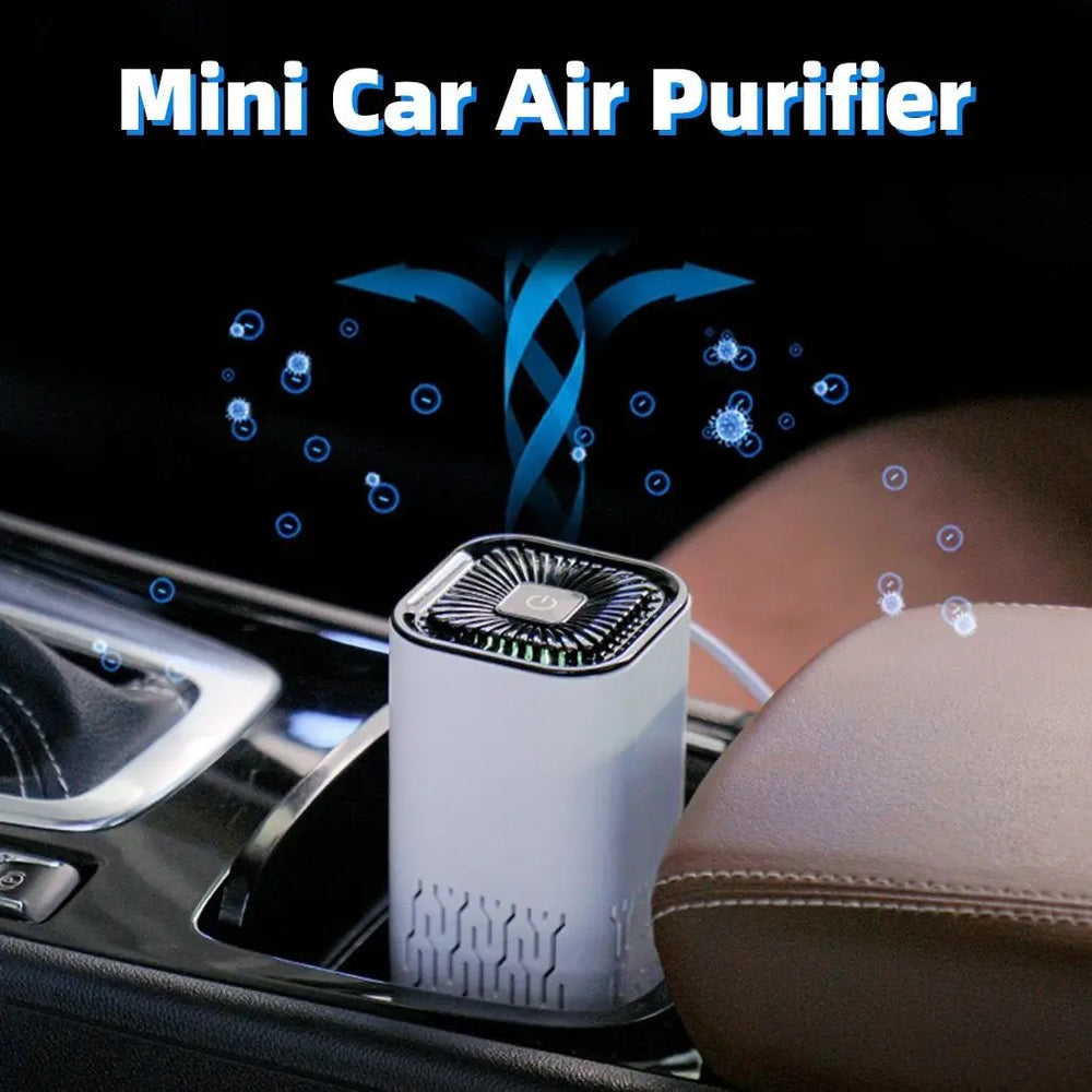 Car Air Purifier Portable Negative Ion Generator Remove Formaldehyde Dust Smoke Air Freshen Washer For Home Car Advibe Studio