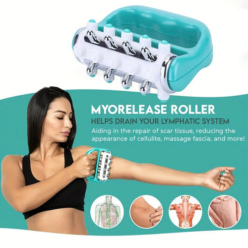 Cellulite Massager Fascia Release And Muscle Massage Roller Mini Trigger Point Deep Tissue Myofascial Release Tool Body Massager For Men And Women Advibe Studio