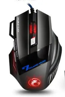 Colorful breathing light gaming chicken game mouse Advibe Studio