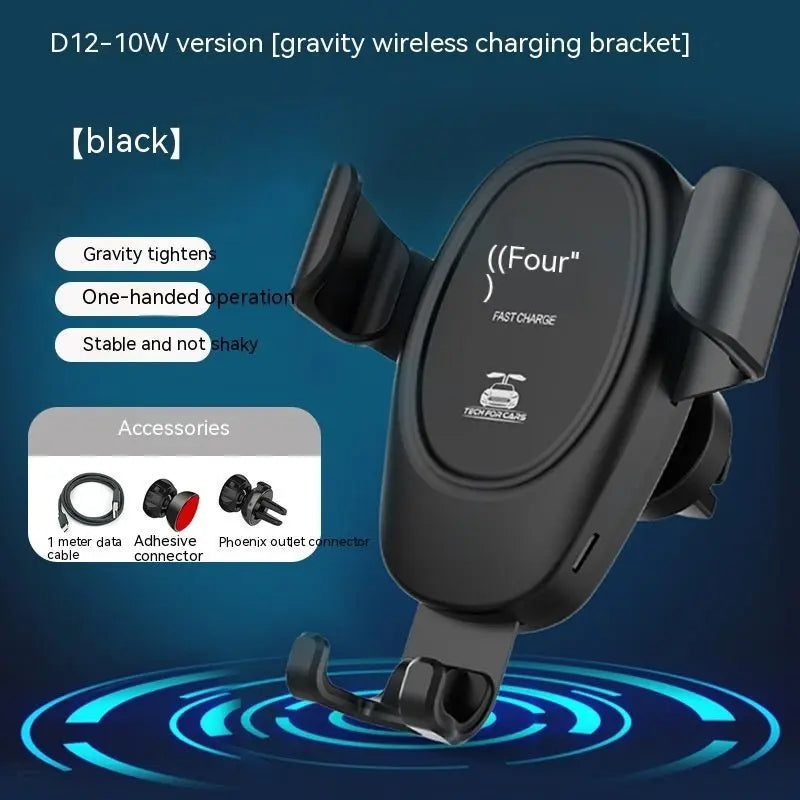 D12 Car Wireless Charger Air Outlet Clip Advibe Studio
