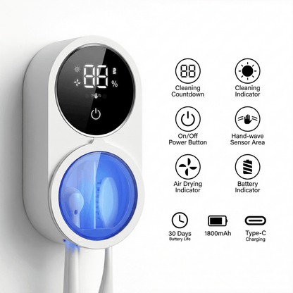 Brush Nest - UV ToothBrush Sanitizer & Dryer MSN E-Store UAE