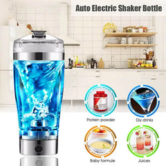 Electric Protein Shake Stirrer USB Shake Bottle Milk Coffee Blender Kettle Sports And Fitness Charging Electric Shaker Cup waqar
