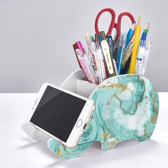 Elephant Pen Holder Storage Box Advibe Studio
