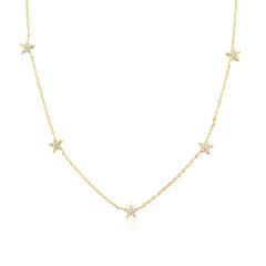 Fashion Personality Five-pointed Star Pendant Necklace Advibe Studio