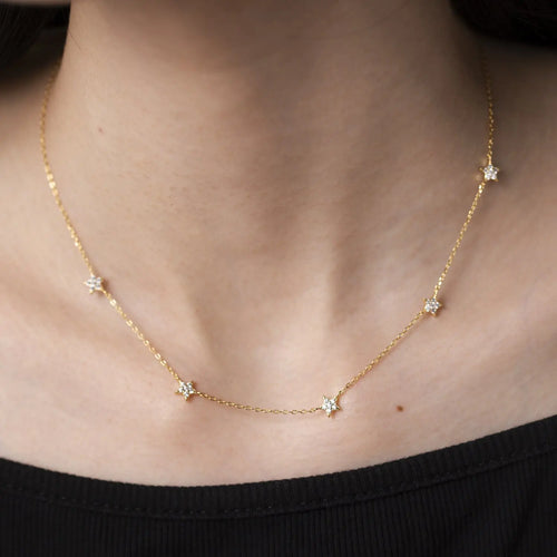 Fashion Personality Five-pointed Star Pendant Necklace Advibe Studio