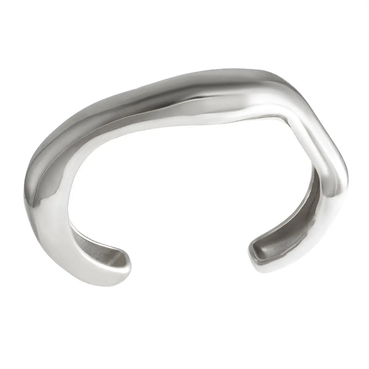 Fashion Women's Simple Glossy Curved C- Shaped Bracelet Advibe Studio