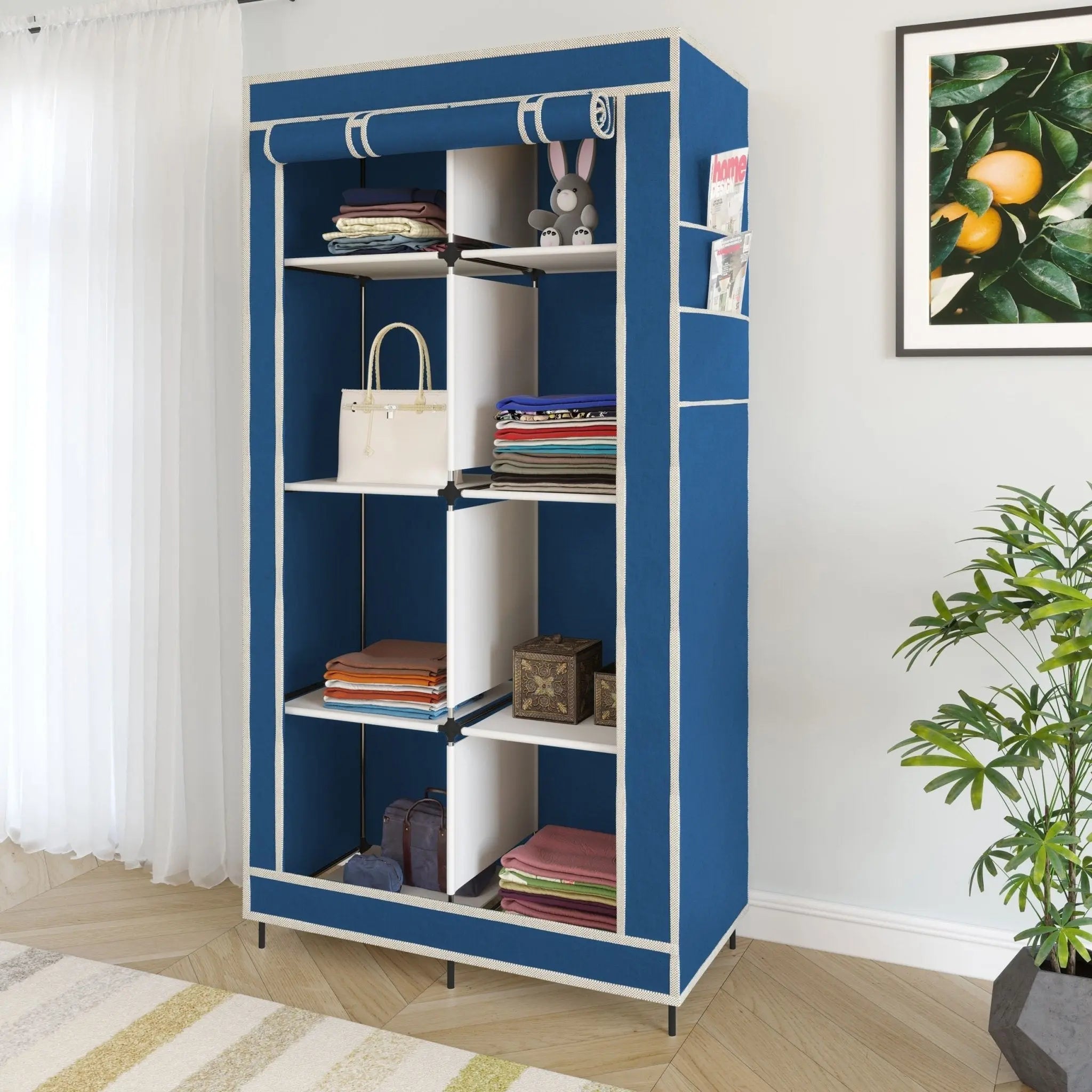 Foldable Canvas Storage Wardrobe Advibe Studio