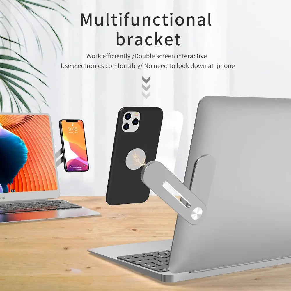 Screen Support Holder Laptop Side Mount Connect Tablet Bracket Multifunctional Bracket Adjustable Cell Phone Holder Advibe Studio