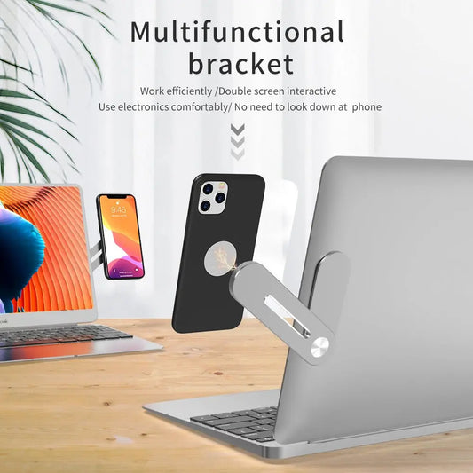 Screen Support Holder Laptop Side Mount Connect Tablet Bracket Multifunctional Bracket Adjustable Cell Phone Holder Advibe Studio