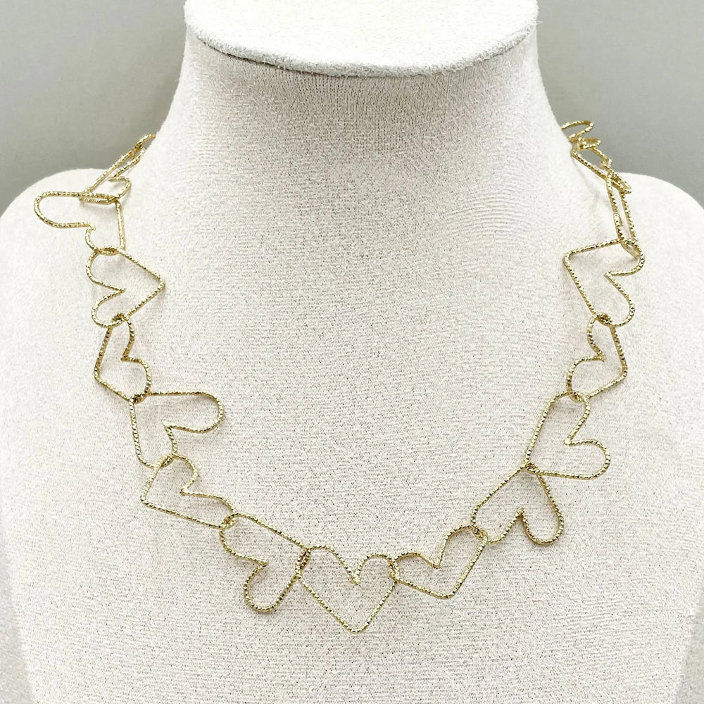 Stainless Steel Electroplating Heart Shape Clavicle Necklace Advibe Studio