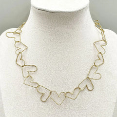 Stainless Steel Electroplating Heart Shape Clavicle Necklace Advibe Studio