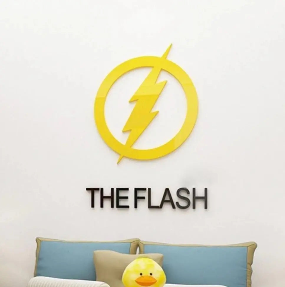 The Flash Acrylic Wall Art, Super Hero, Gift Idea Advibe Studio