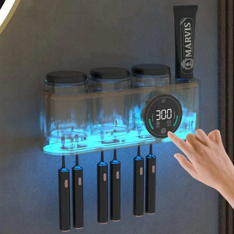 Toilet Electric Toothbrush Drying Rack Advibe Studio