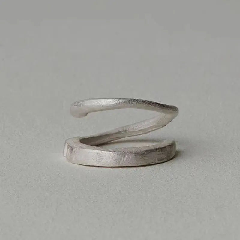 Women's Fashion Handmade Frosted Double-layer Ring Advibe Studio