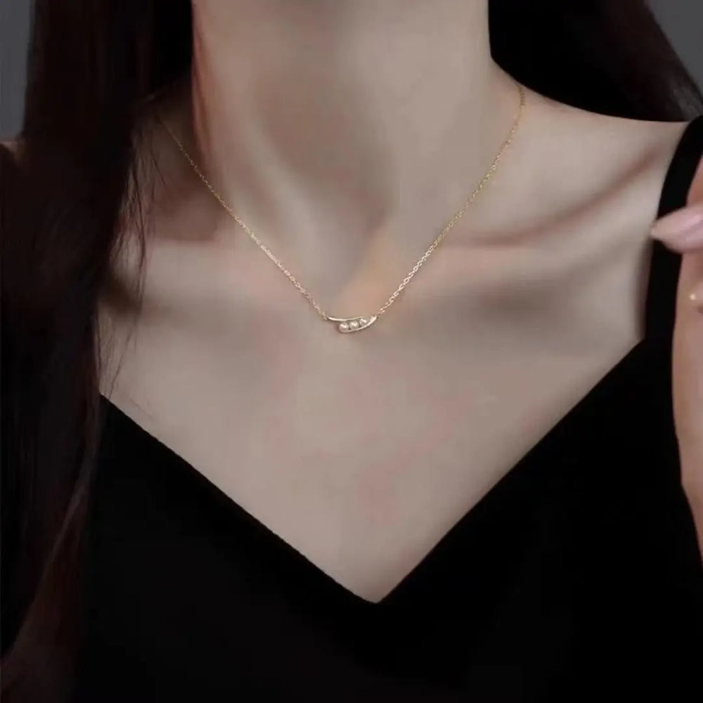 Women's Single-row Pearl Necklace Light Luxury Minority Refined Stylish And Versatile Advibe Studio