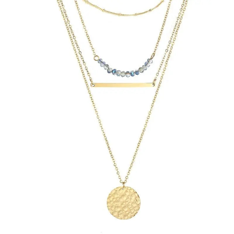 Women's Stainless Steel Gold-plated Short Necklace Advibe Studio