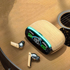 Wood Grain Wireless Sports In-ear Noise-canceling Low-latency Bluetooth Headphones Advibe Studio