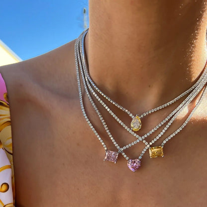 Zircon Chocker Choker Affordable Luxury Style Necklace Advibe Studio